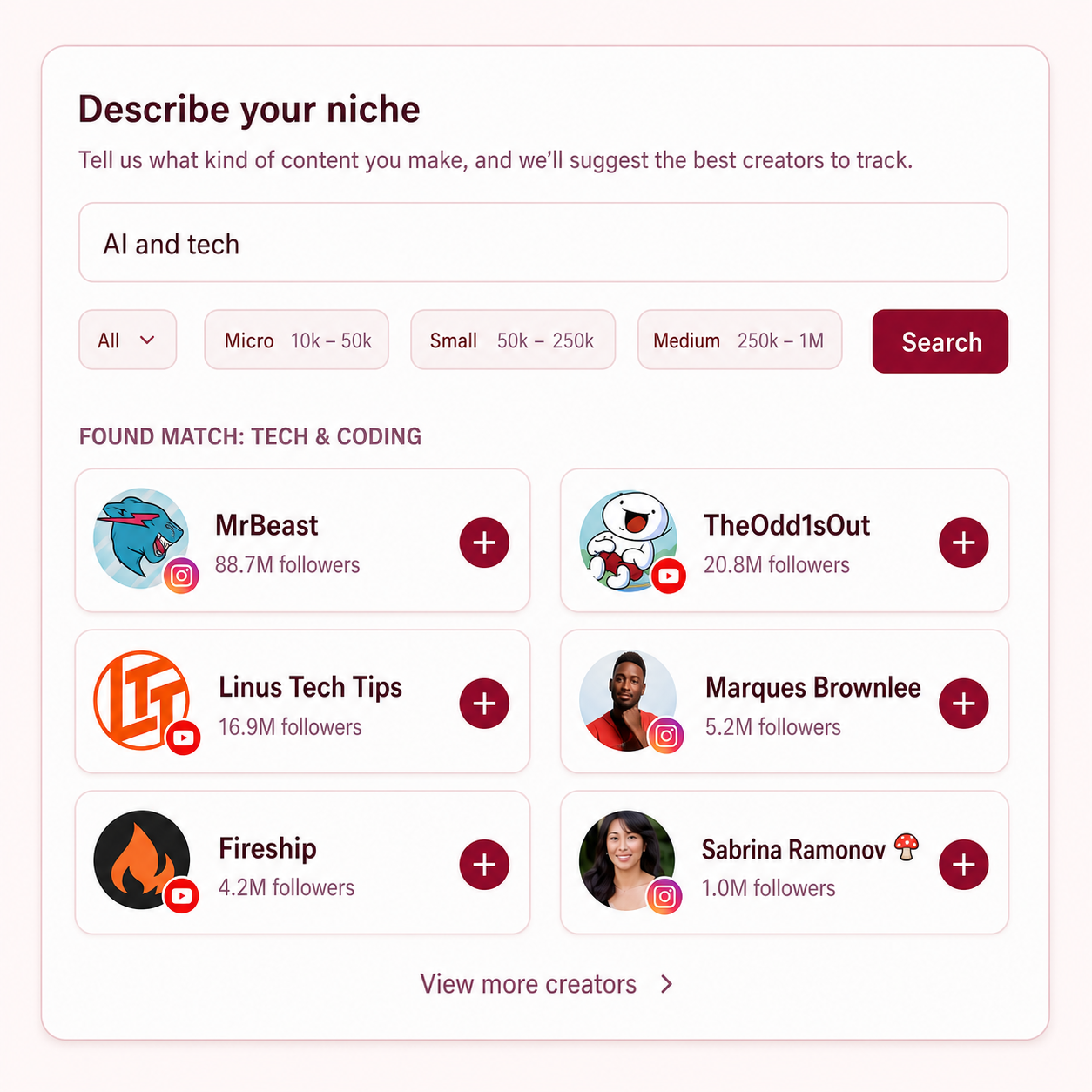 Find the Top Channels in Your Niche